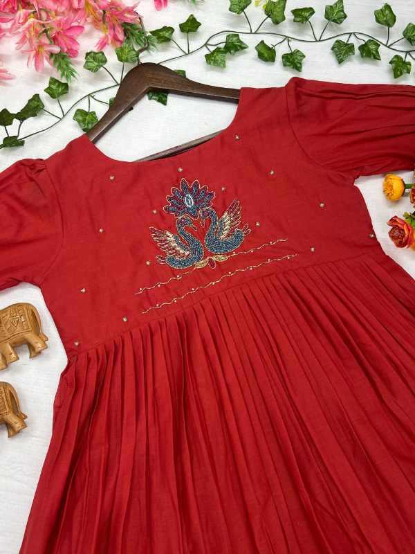 YNF Wholesale Pure Cotton Party Wear Kurtis KESH120 32 | Surat Manufacturer