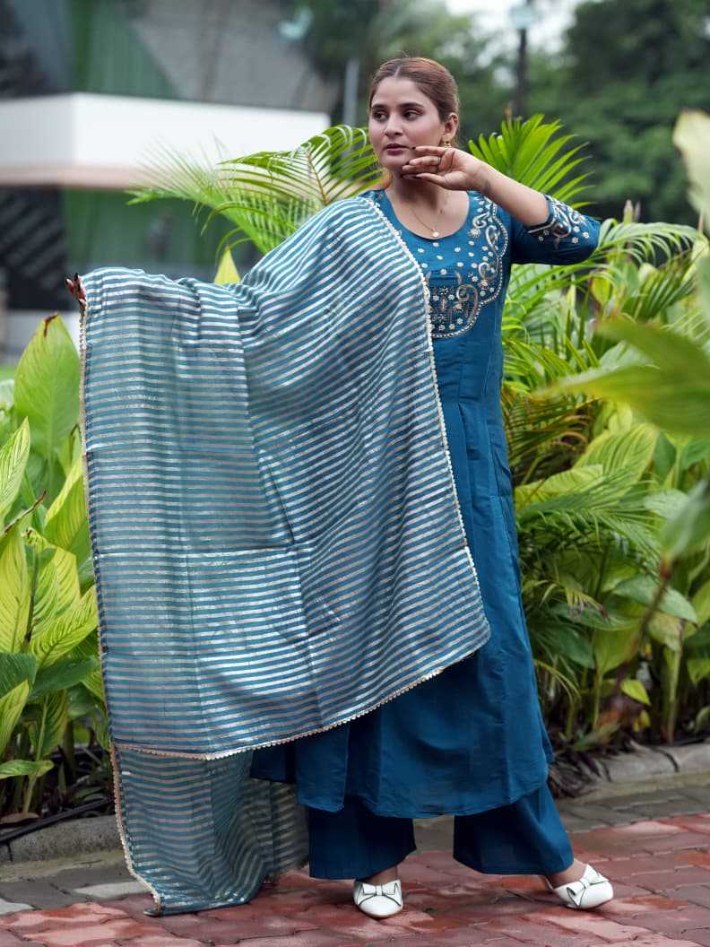 YNF Wholesale Chanderi Cotton Designer Kurtis KESH120 49 | Surat Manufacturer