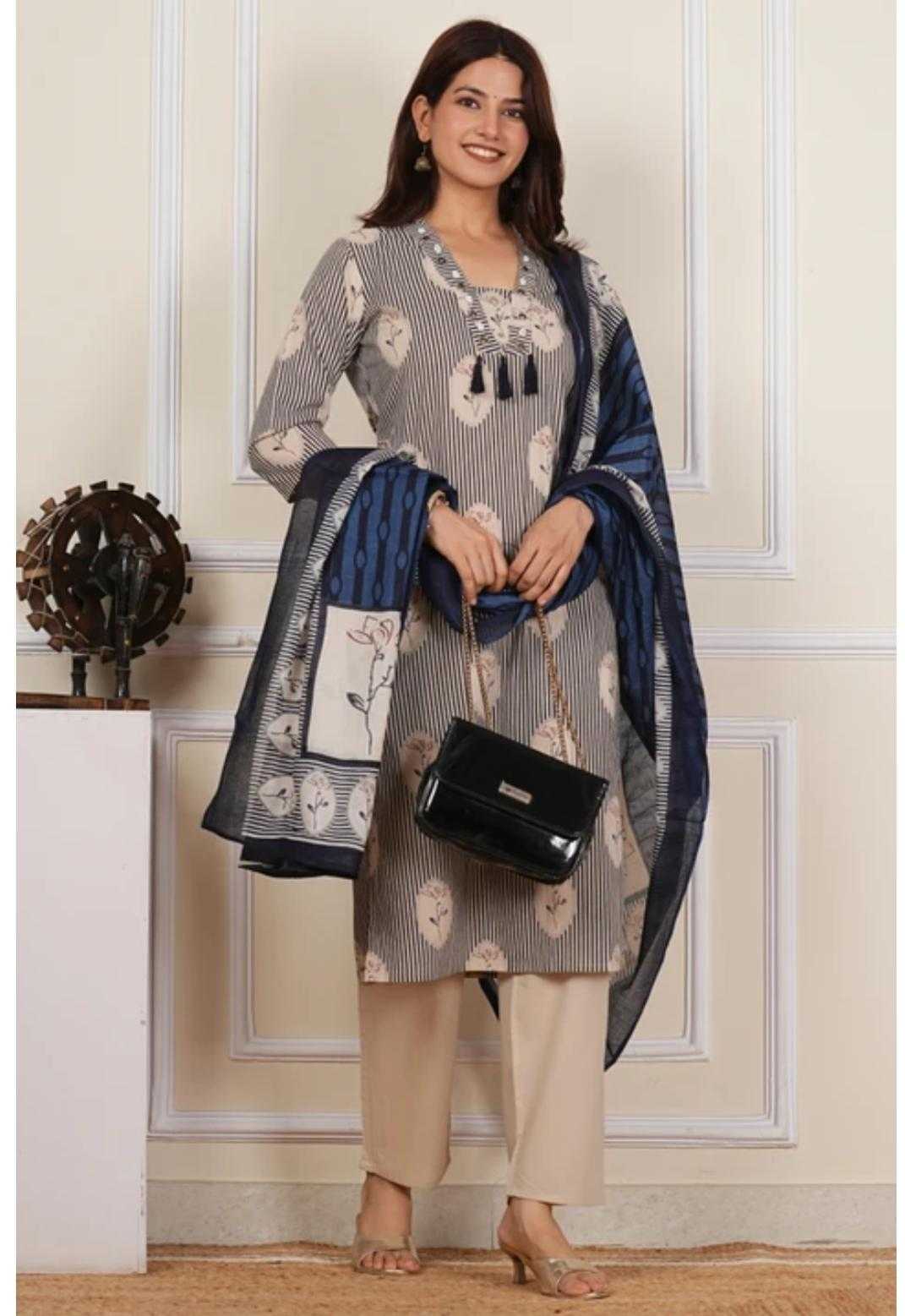 YNF Wholesale Cotton Party Wear Kurtis KESH121 TON | Surat Manufacturer