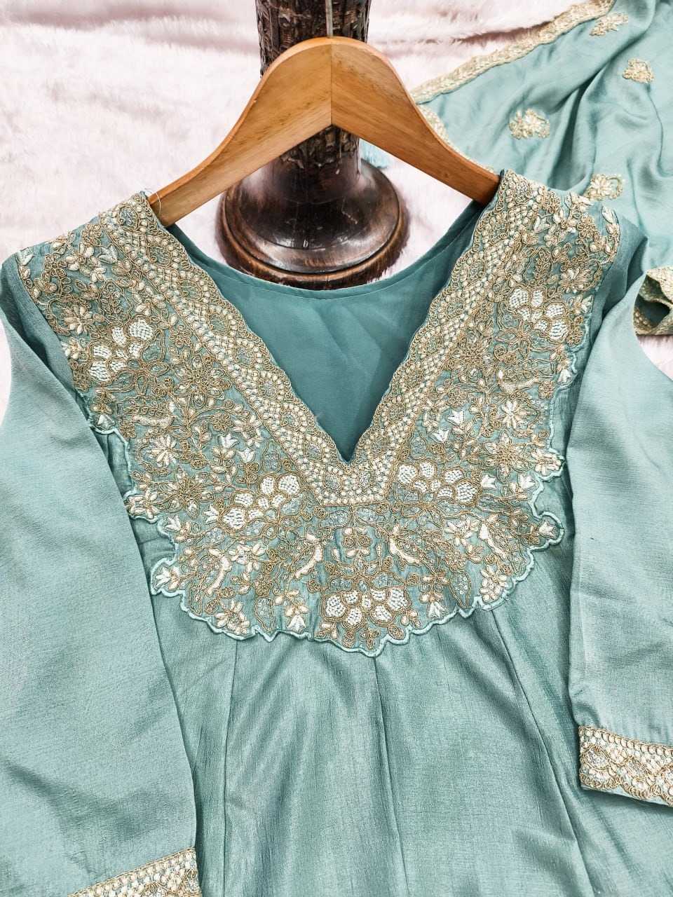 YNF Wholesale Premium Silk Embroidery Suits KESH129 10446A | Surat Manufacturer
