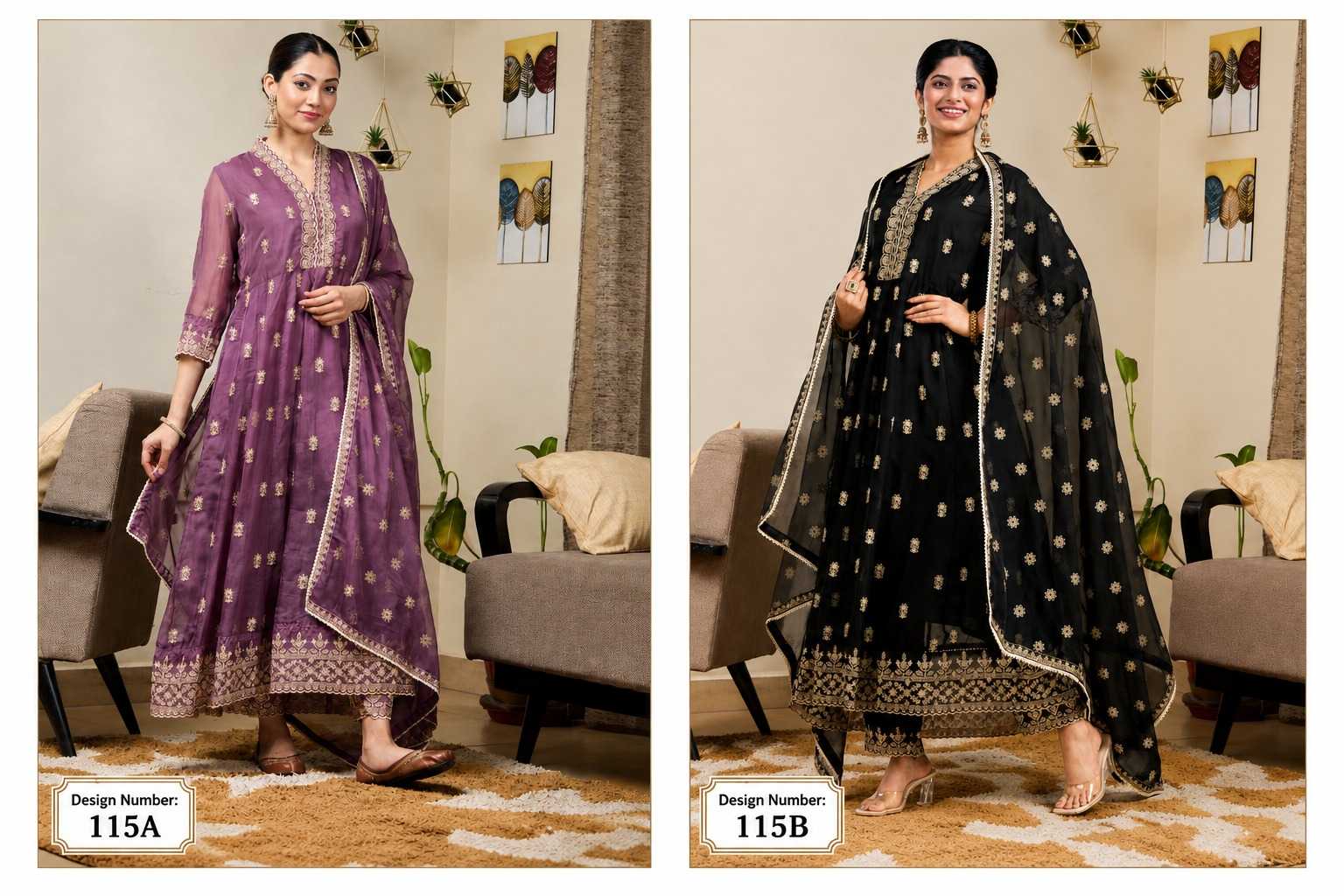 YNF Wholesale Fancy Ladies Suits KESH129 115 | Surat Manufacturer