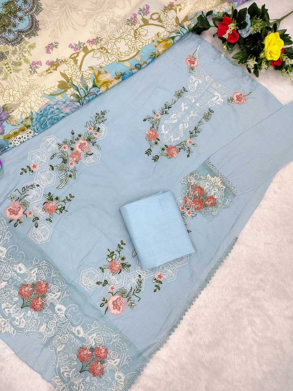 YNF Wholesale Cotton Embroidery Suits KESH129 191 | Surat Manufacturer