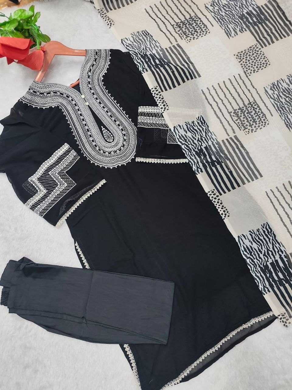 YNF Wholesale Faux Georgette Embroidery Suits KESH129 198 | Surat Manufacturer
