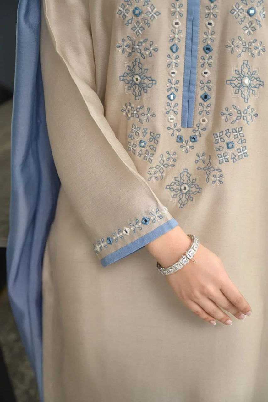 YNF Wholesale Chanderi Cotton Embroidery Suits KESH129 203 | Surat Manufacturer