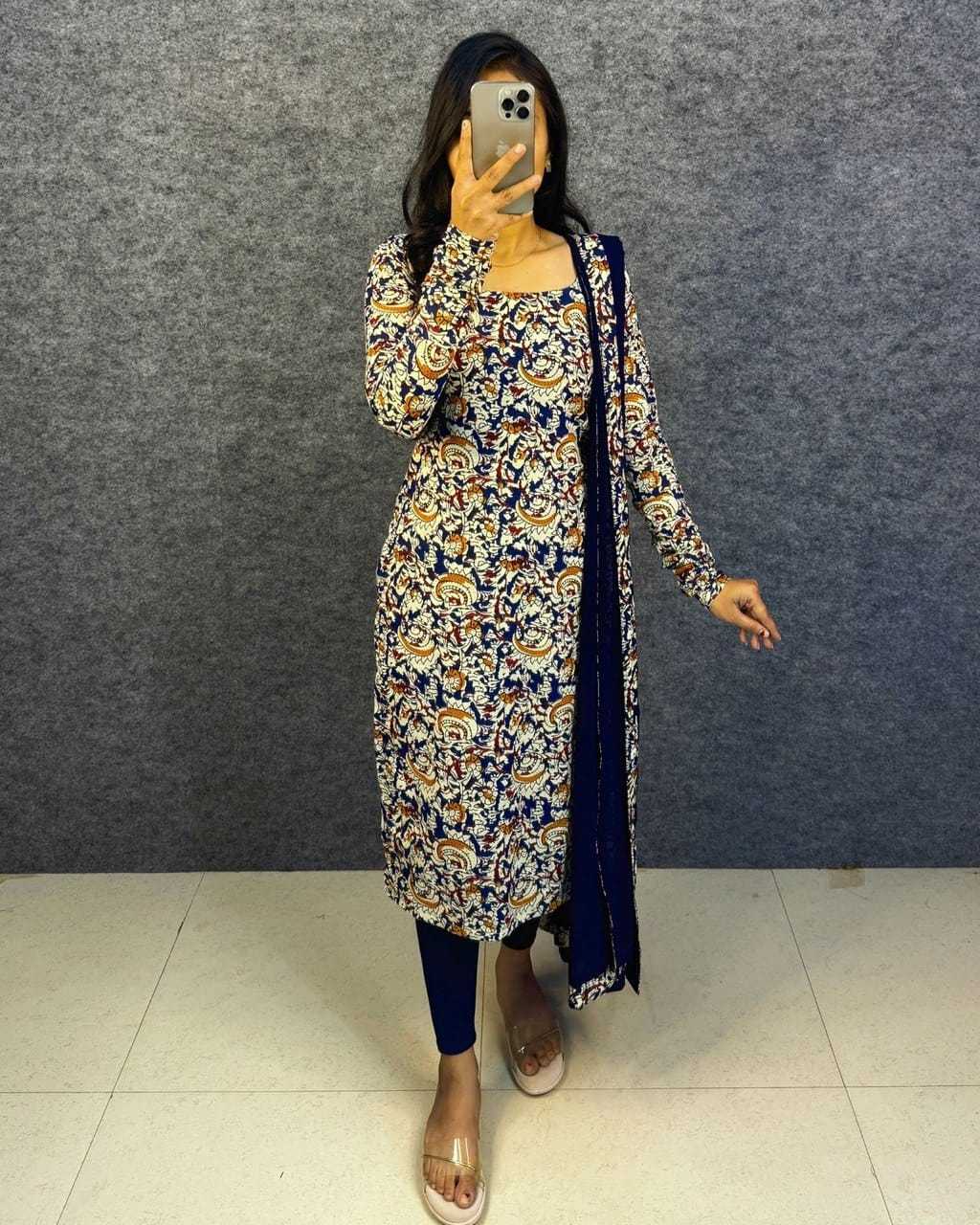 YNF Wholesale Cotton Printed Kurtis KESH129 Greeva | Surat Manufacturer