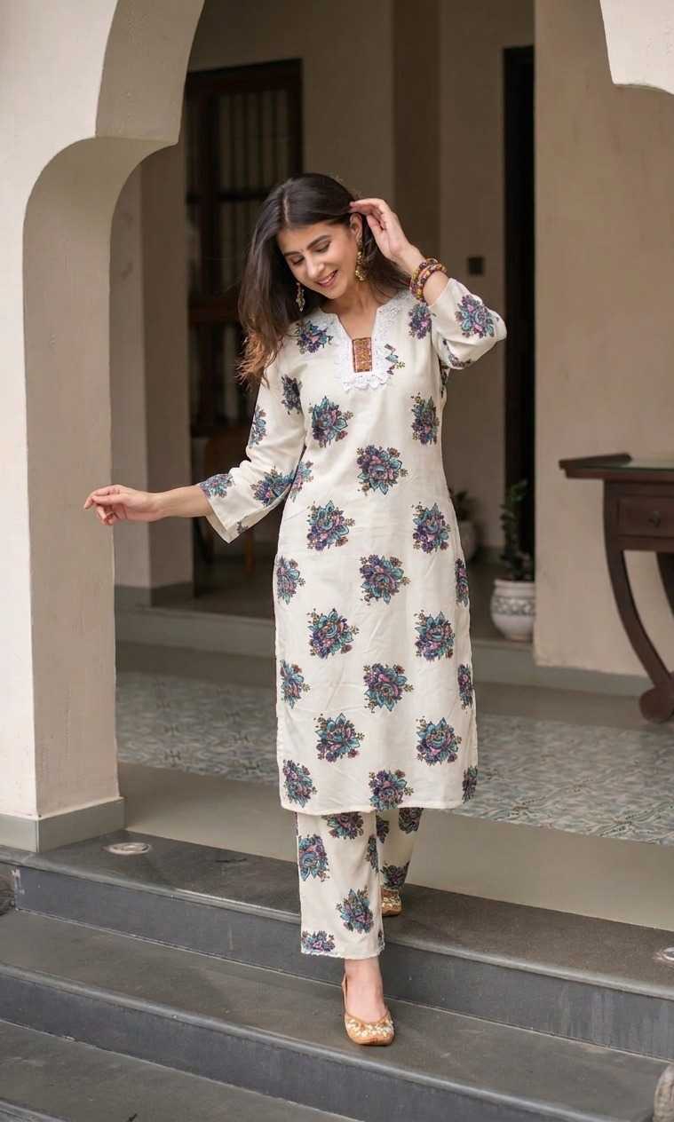 YNF Wholesale Cotton Printed Kurtis KESH129 Greeva | Surat Manufacturer