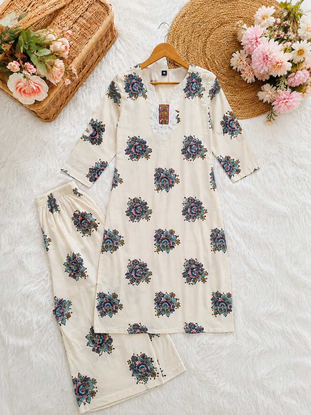 YNF Wholesale Cotton Printed Kurtis KESH129 Greeva | Surat Manufacturer