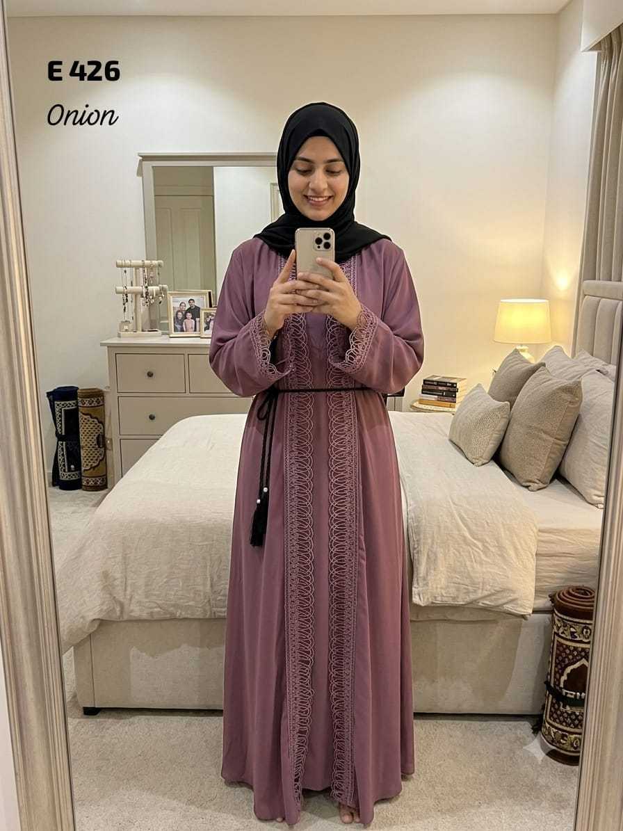YNF Wholesale Fancy Abaya KESH133 426 | Surat Manufacturer