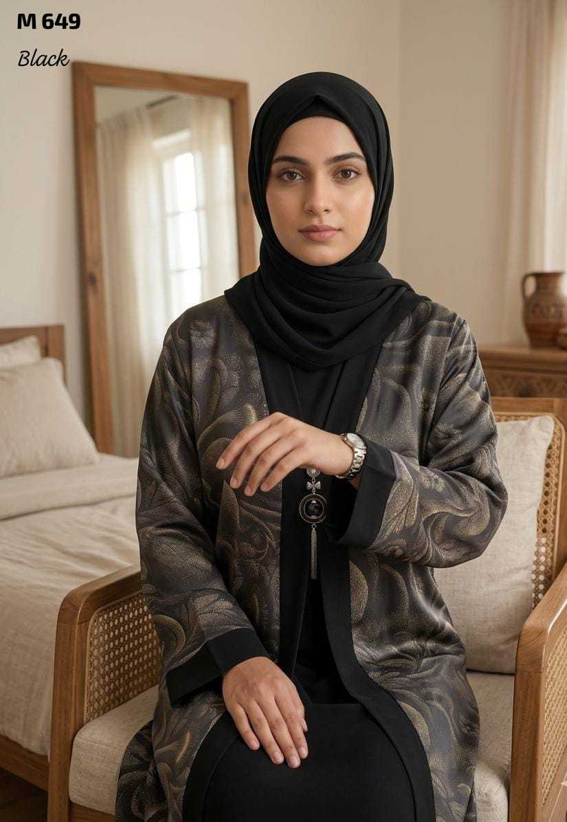YNF Wholesale Fancy Abaya KESH133 649 | Surat Manufacturer