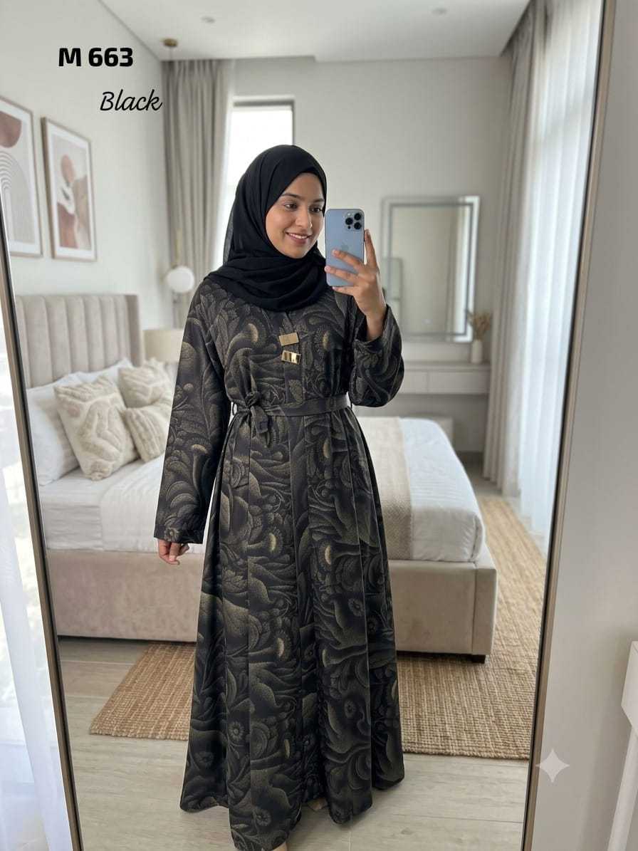 YNF Wholesale Fancy Abaya KESH133 663 | Surat Manufacturer