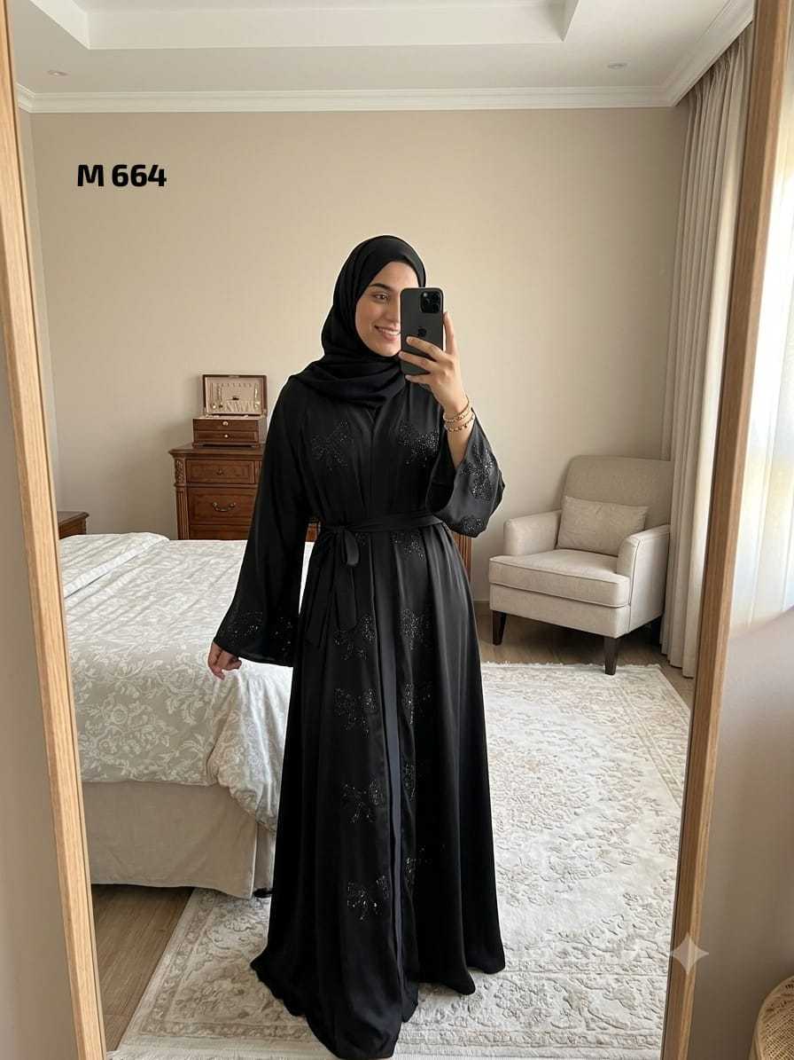 YNF Wholesale Fancy Abaya KESH133 664 | Surat Manufacturer