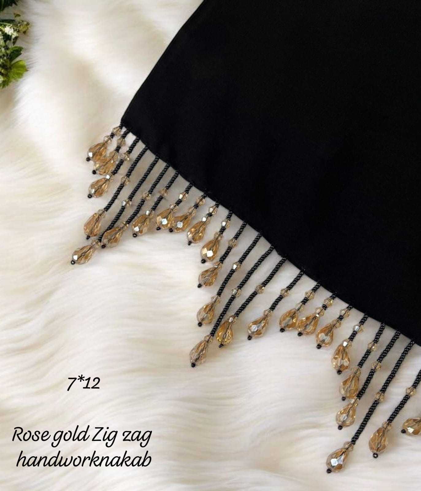 YNF Wholesale Georgette Niqaab KESH133 Farah | Surat Manufacturer