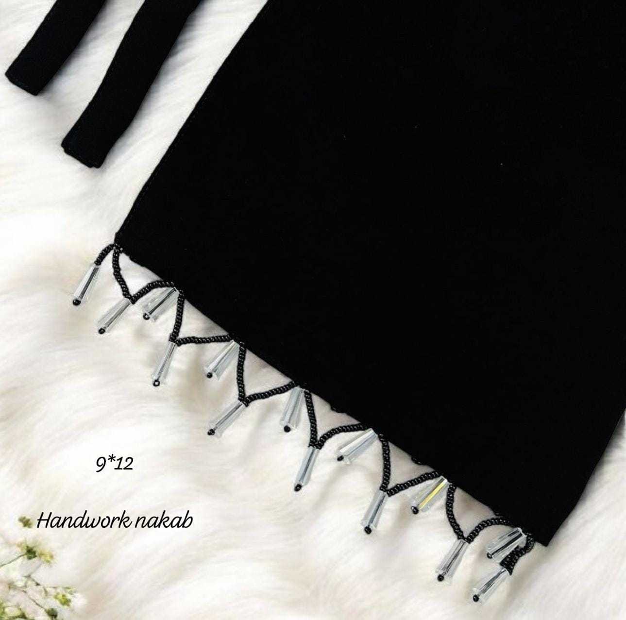 YNF Wholesale Georgette Niqaab KESH133 Sakina | Surat Manufacturer