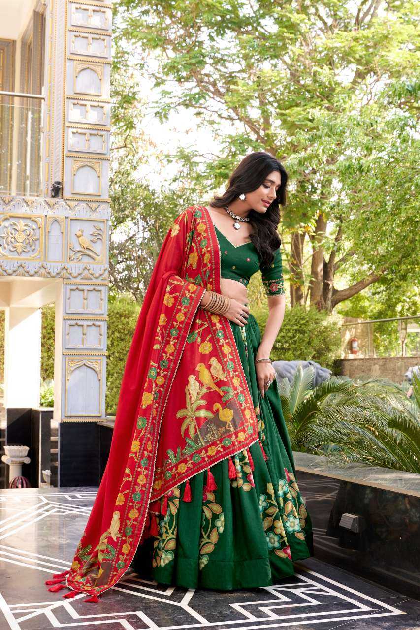 YNF Wholesale Tussar Silk Silk Lehenga KESH134 1239 | Surat Manufacturer