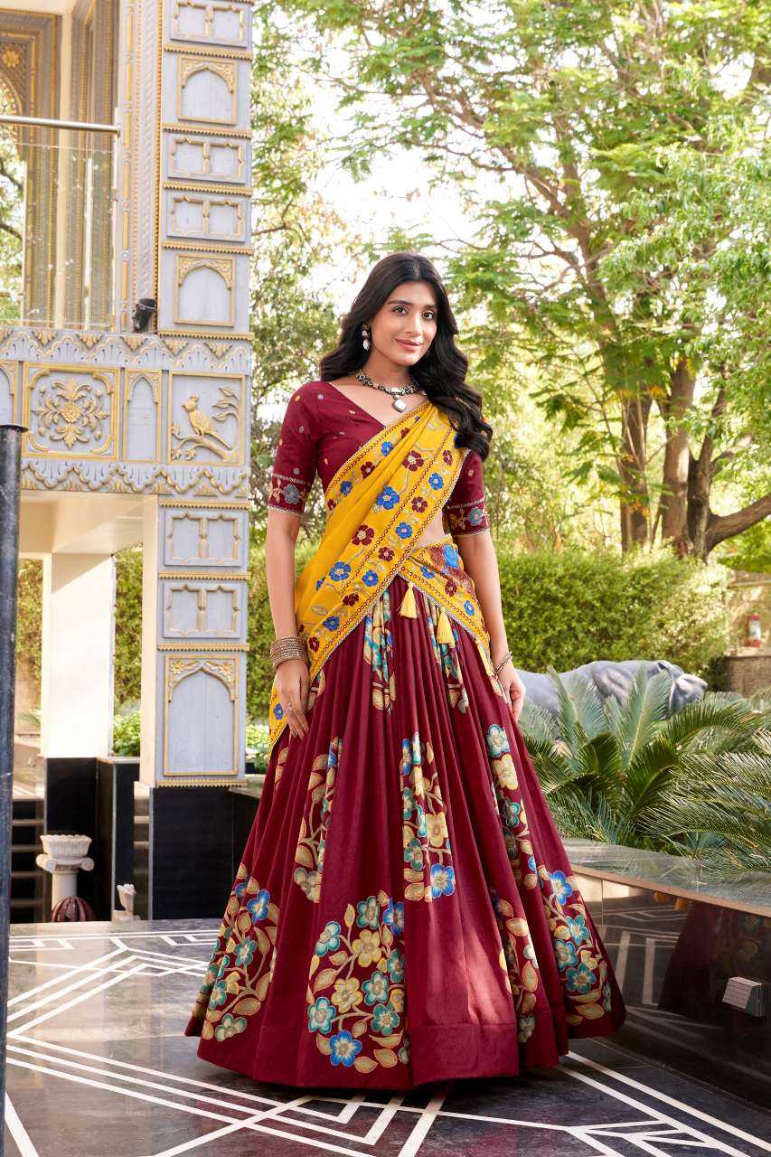 YNF Wholesale Tussar Silk Silk Lehenga KESH134 1239 | Surat Manufacturer