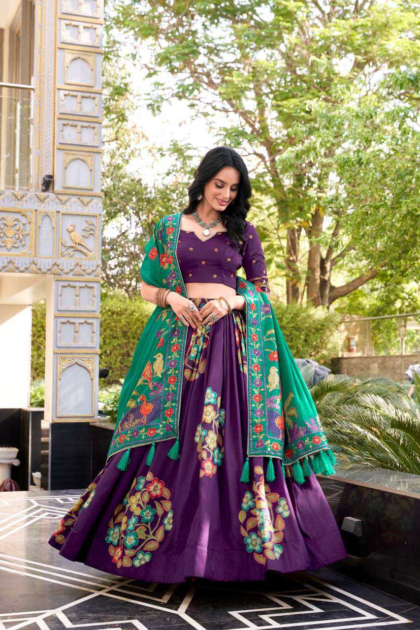 YNF Wholesale Tussar Silk Silk Lehenga KESH134 1239 | Surat Manufacturer