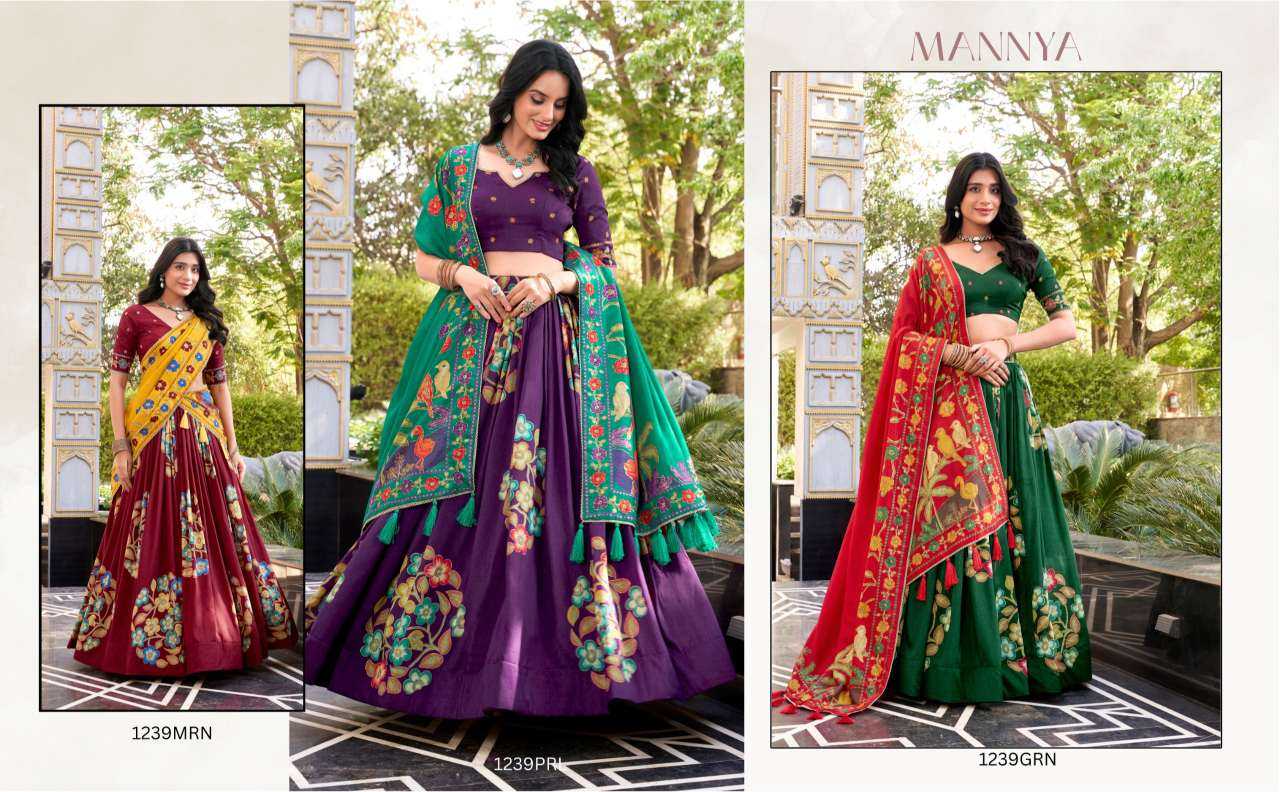 YNF Wholesale Tussar Silk Silk Lehenga KESH134 1239 | Surat Manufacturer