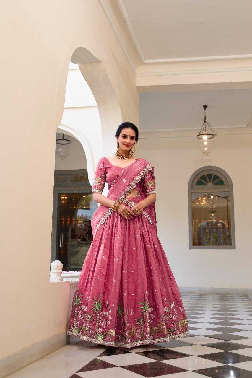 YNF Wholesale Soft Gold Crush Embroidered Lehenga KESH134 1435 | Surat Manufacturer