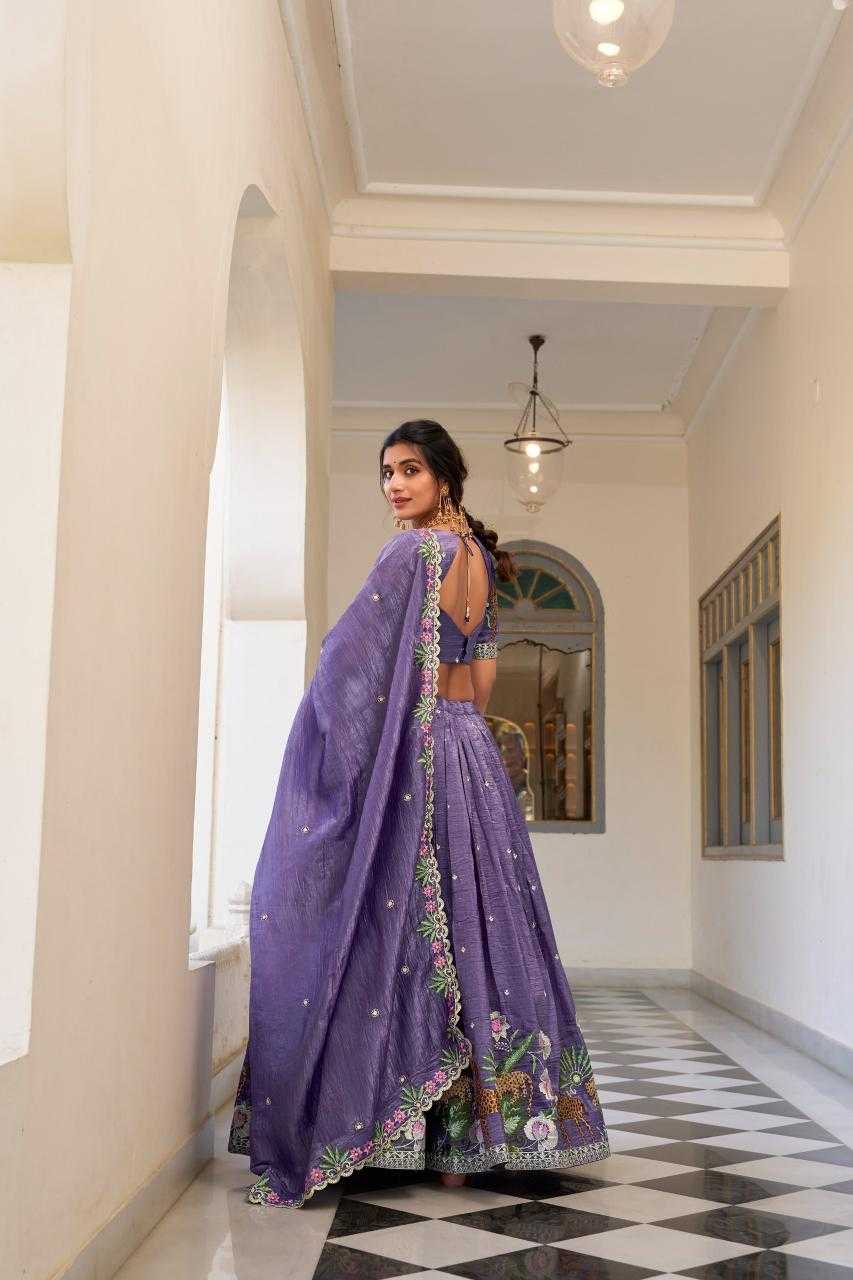 YNF Wholesale Soft Gold Crush Embroidered Lehenga KESH134 1435 | Surat Manufacturer