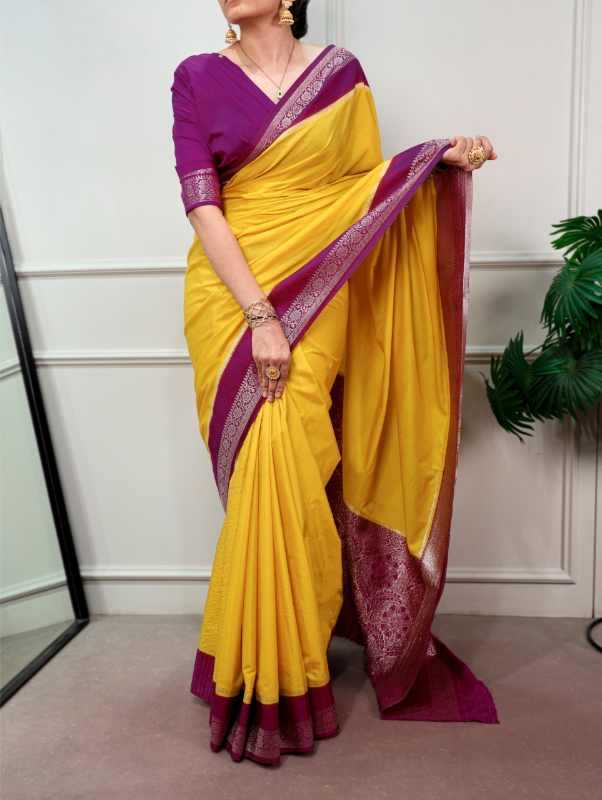 YNF Wholesale Mysore Silk Zari Border Sarees KESH134 7900 | Surat Manufacturer