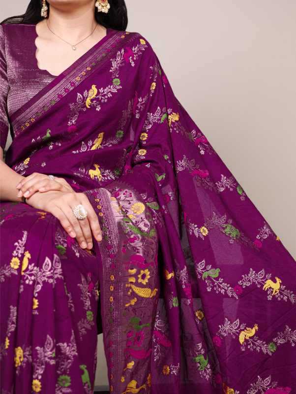 YNF Wholesale Nylon Designer Sarees KESH134 7907 | Surat Manufacturer