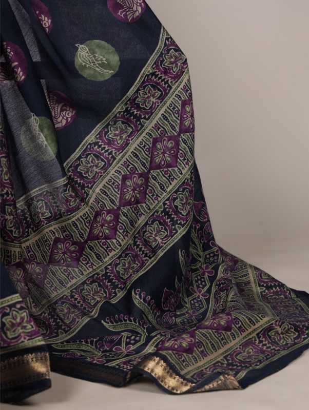 YNF Wholesale Chanderi Silk Designer Sarees KESH134 YUTIKA | Surat Manufacturer