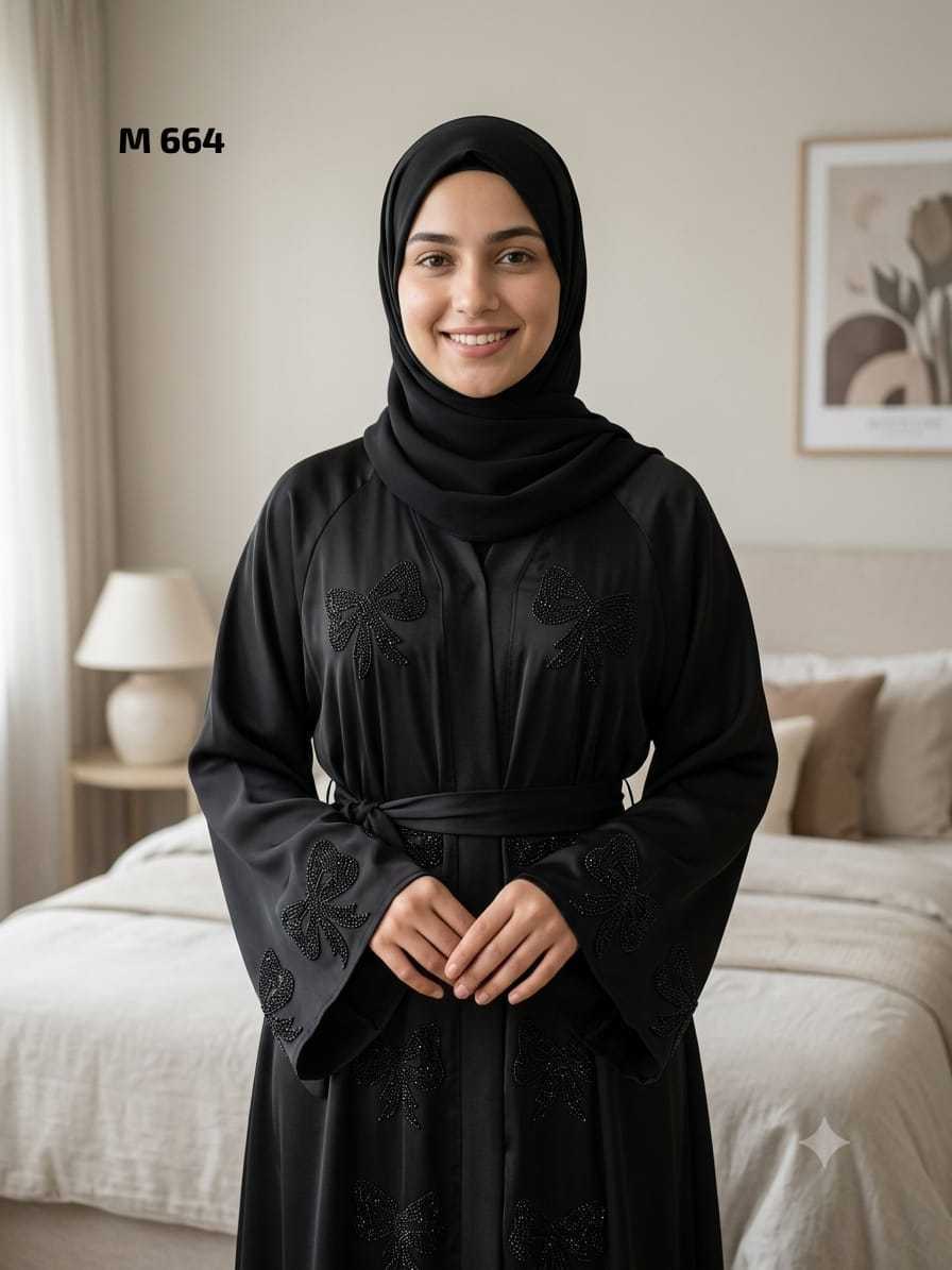 YNF Wholesale Fancy Abaya KESH135 664 | Surat Manufacturer