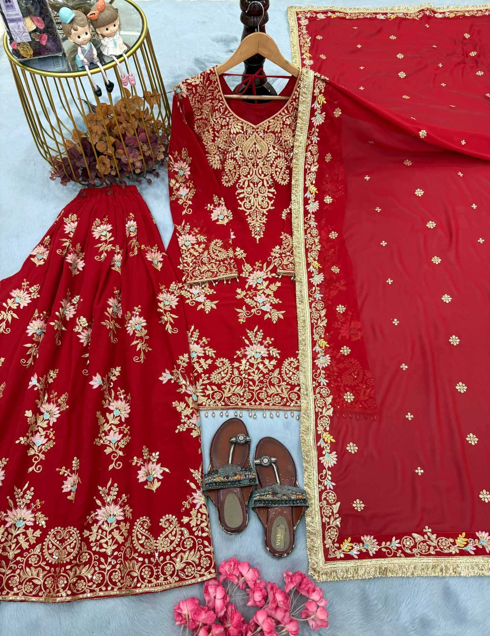YNF Wholesale Faux Georgette Embroidery Suits KESH141 1173 | Surat Manufacturer