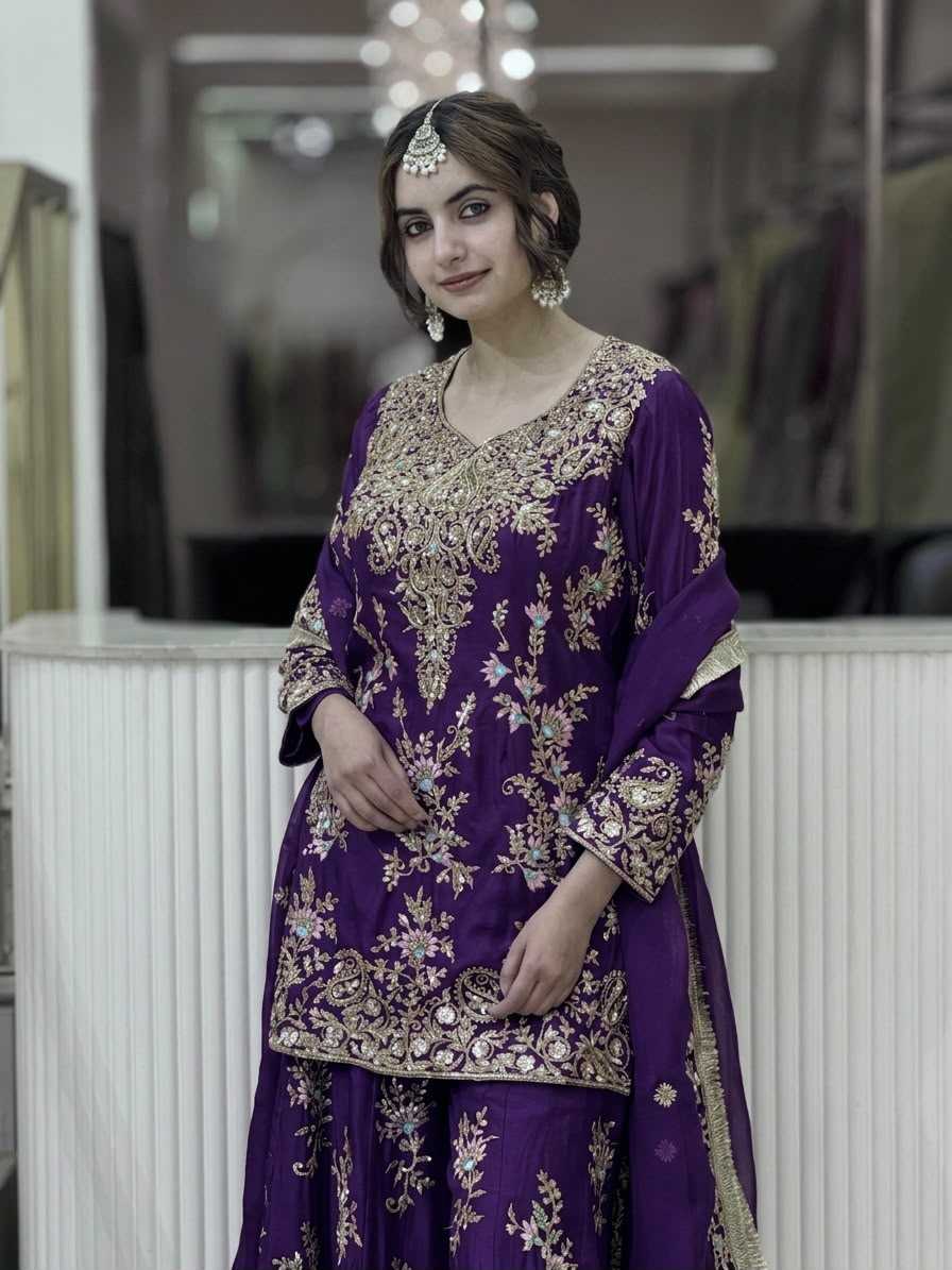 YNF Wholesale Faux Georgette Embroidery Suits KESH141 1173 | Surat Manufacturer