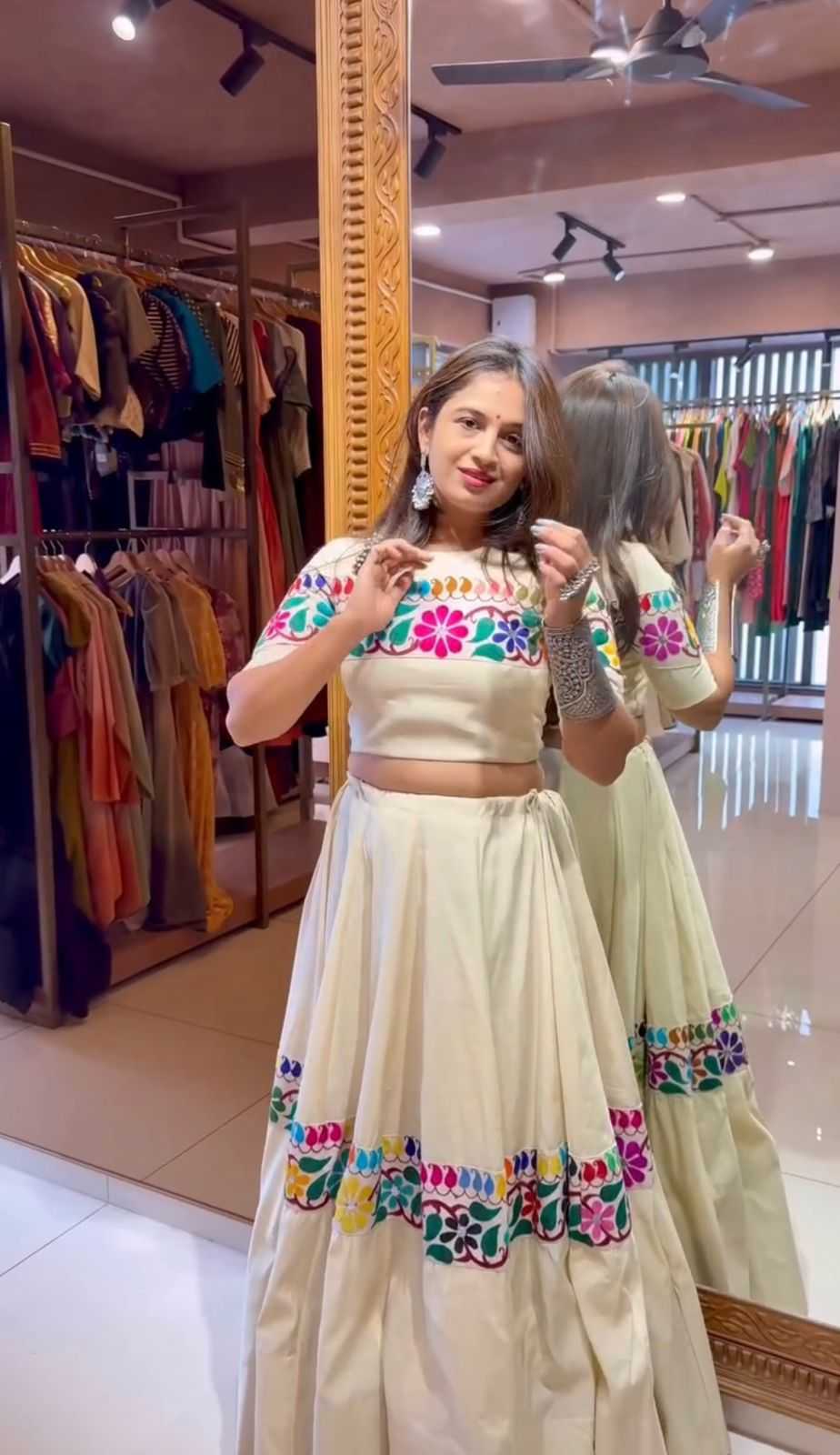 YNF Wholesale Cotton Embroidered Lehenga KESH141 211 | Surat Manufacturer