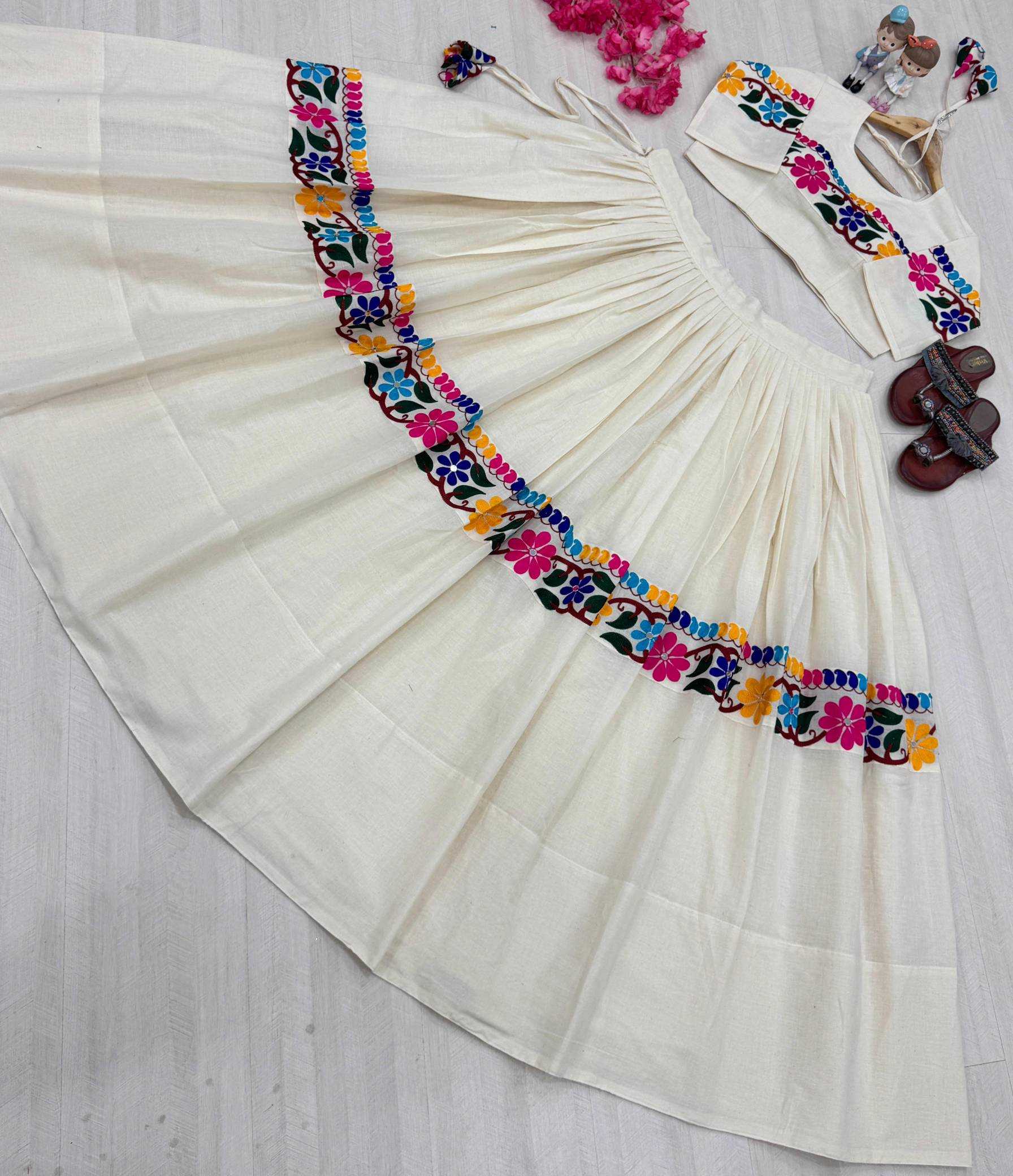YNF Wholesale Cotton Embroidered Lehenga KESH141 211 | Surat Manufacturer