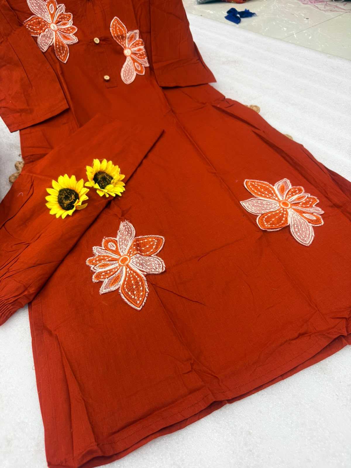 YNF Wholesale Cotton Festive Kurtis KESH144 Flower | Surat Manufacturer