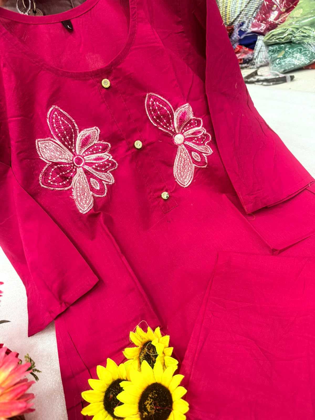 YNF Wholesale Cotton Festive Kurtis KESH144 Flower | Surat Manufacturer
