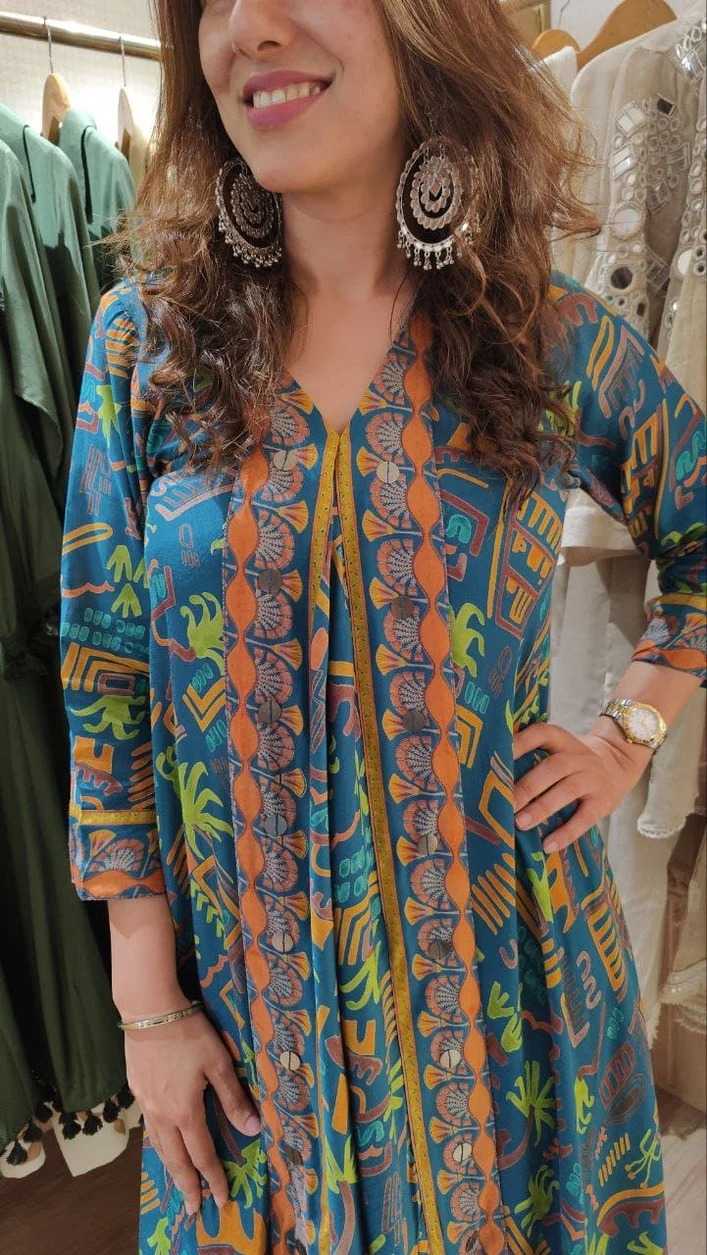 YNF Wholesale Muslin Designer Kurtis KESH144 Lilac | Surat Manufacturer