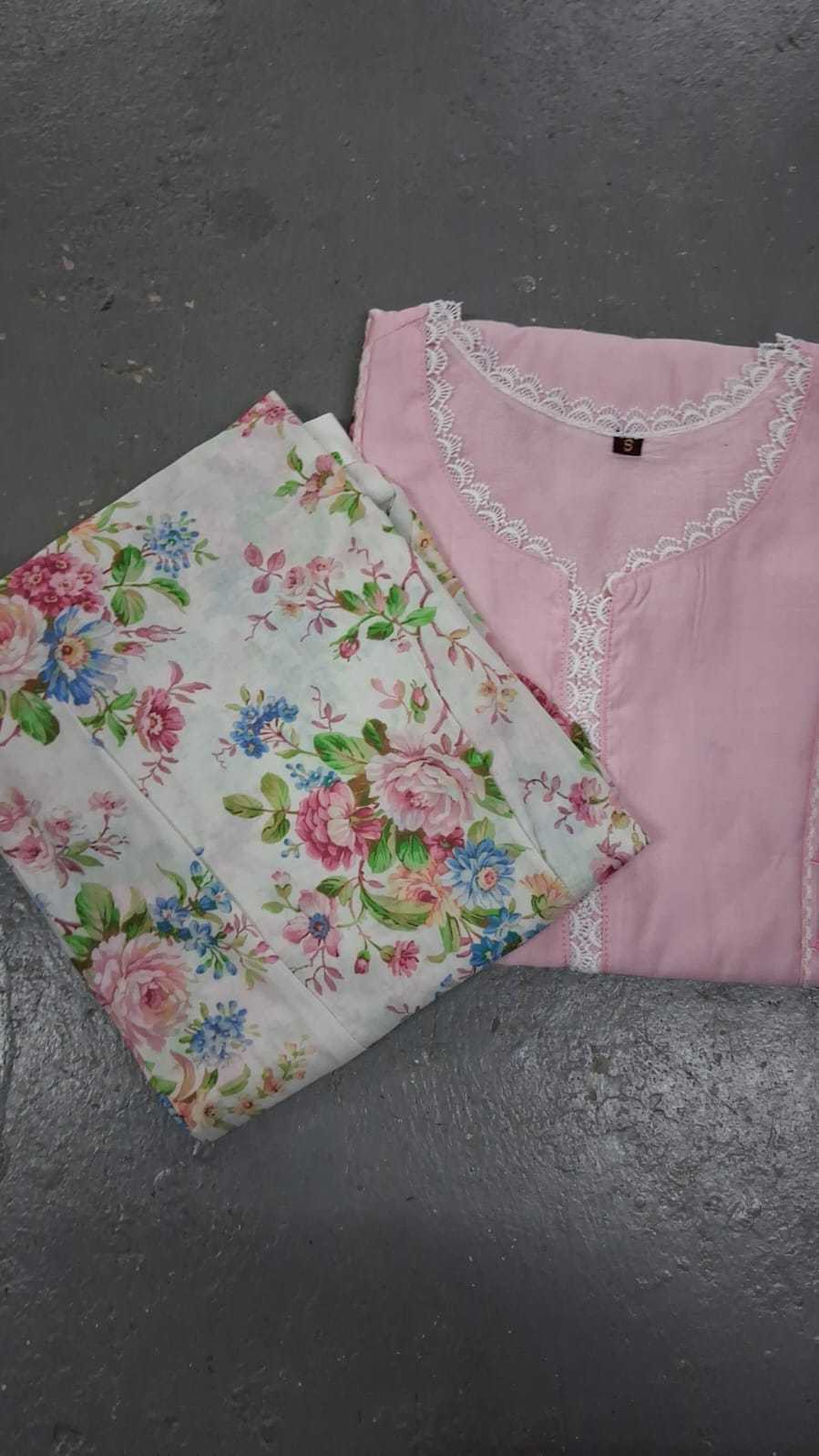 YNF Wholesale Soft Cotton Designer Kurtis KESH144 Pink | Surat Manufacturer