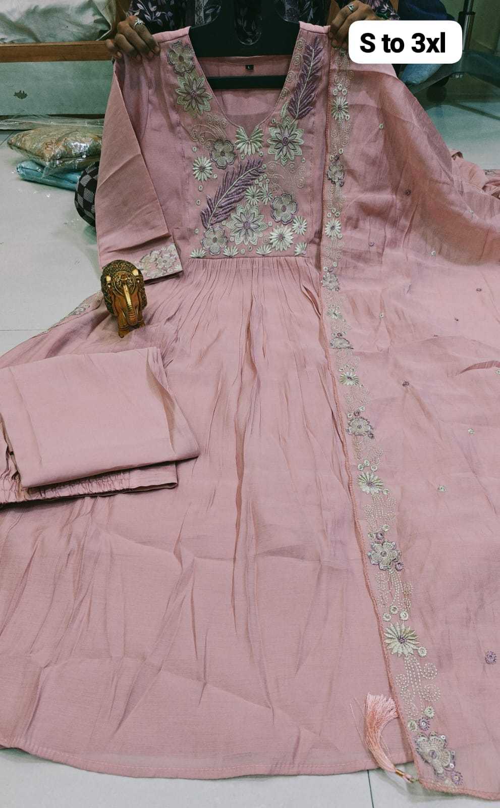 YNF Wholesale Chanderi Soft Designer Kurtis KESH147 Aamrapali | Surat Manufacturer
