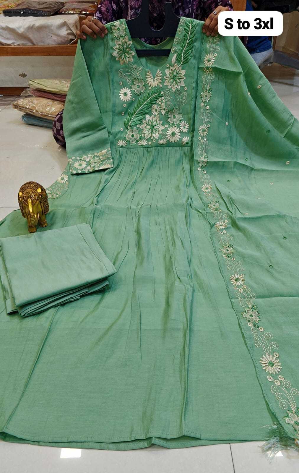 YNF Wholesale Chanderi Soft Designer Kurtis KESH147 Aamrapali | Surat Manufacturer