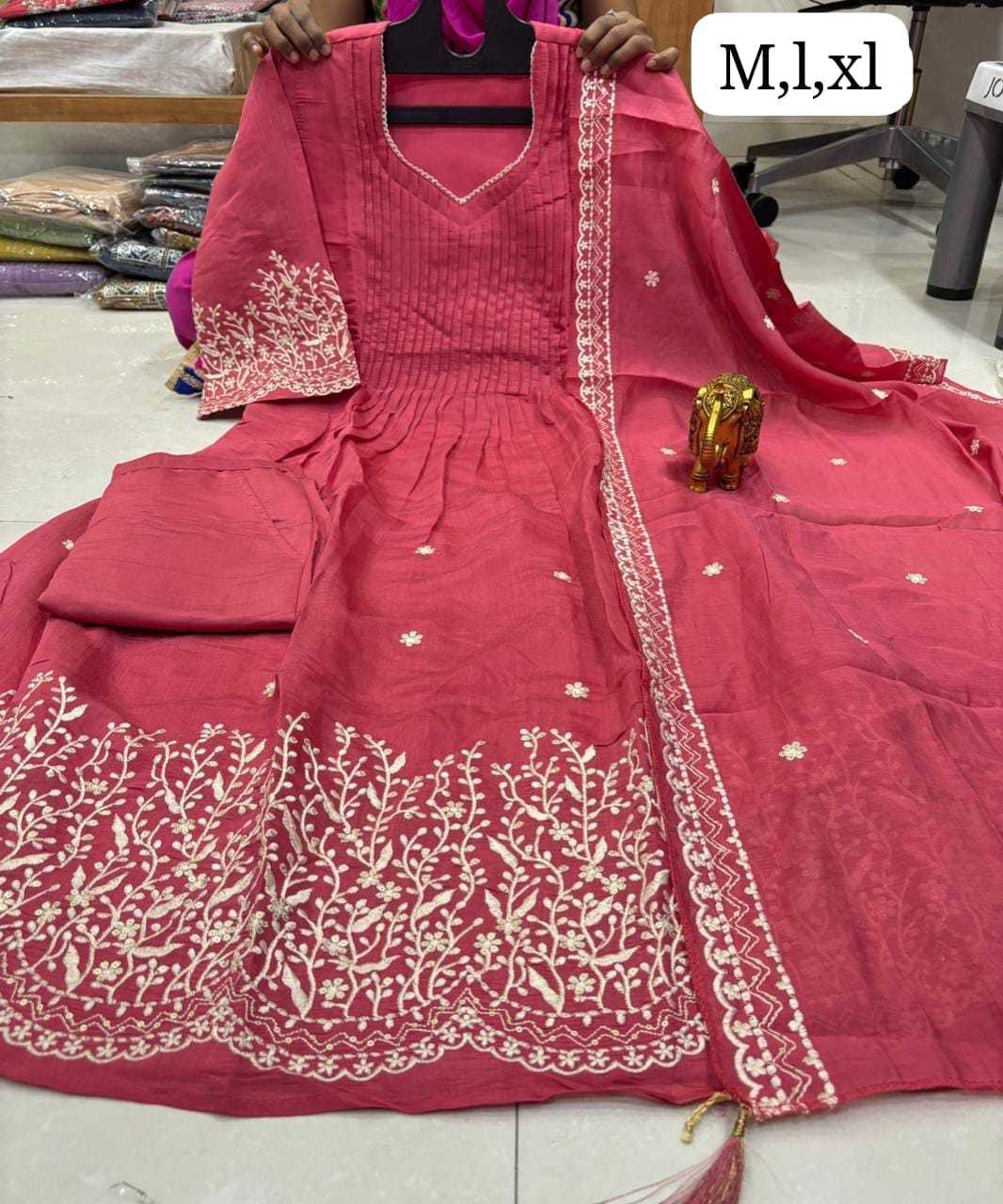 YNF Wholesale Chanderi Soft Ladies Suits KESH147 Kavini | Surat Manufacturer