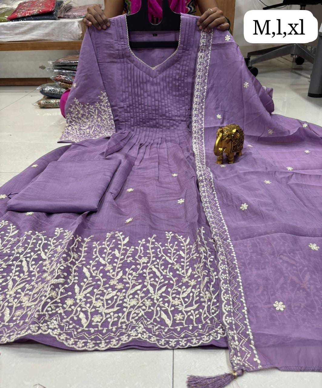 YNF Wholesale Chanderi Soft Ladies Suits KESH147 Kavini | Surat Manufacturer