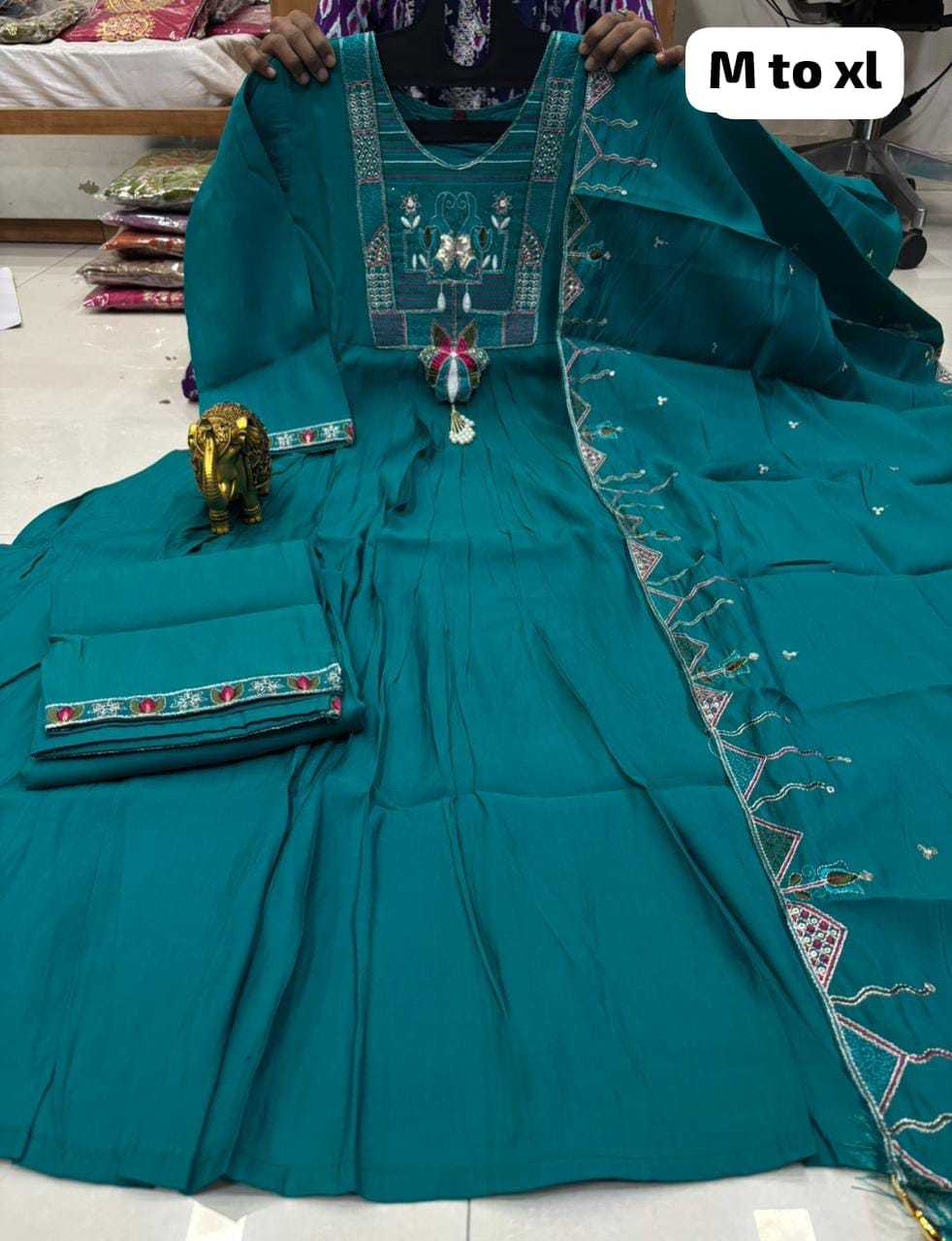 YNF Wholesale Muslin Anarkali Suits KESH147 Kritika | Surat Manufacturer