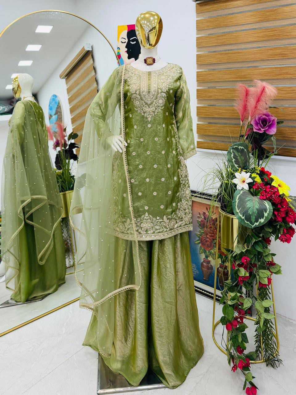 YNF Wholesale FENDY Embroidery Suits KESH158 10016 | Surat Manufacturer
