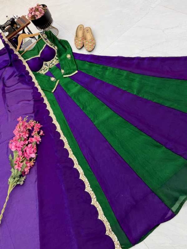 YNF Wholesale FENDY Embroidery Gowns KESH158 10025 | Surat Manufacturer
