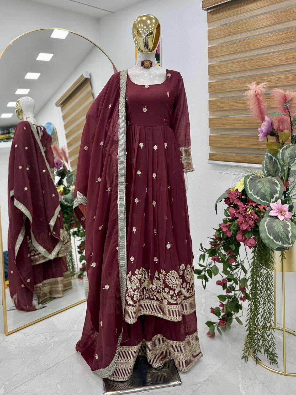 YNF Wholesale Cotton Sharara Salwar Suits KESH158 5055 | Surat Manufacturer