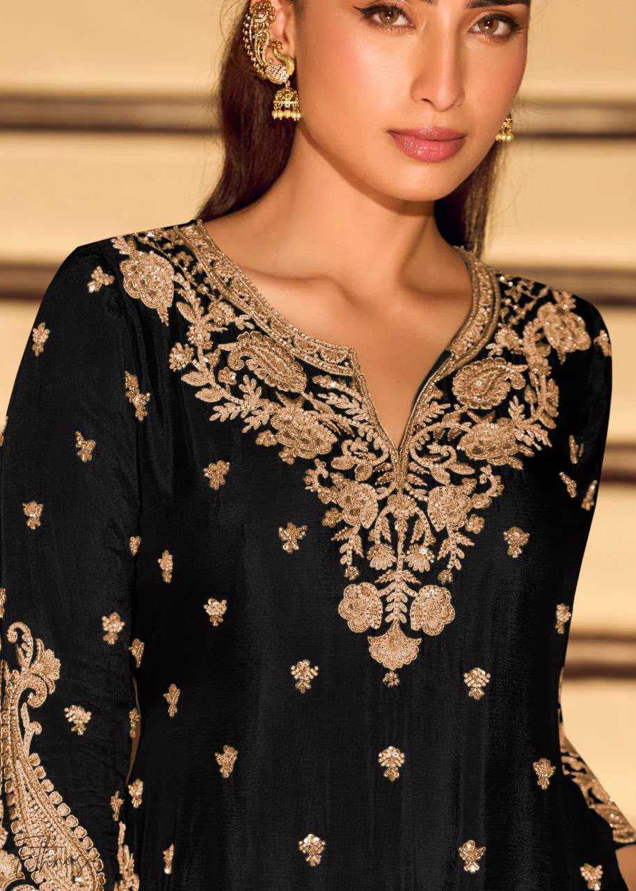 YNF Wholesale Chinon Silk Sharara Salwar Suits KESH158 5067 | Surat Manufacturer