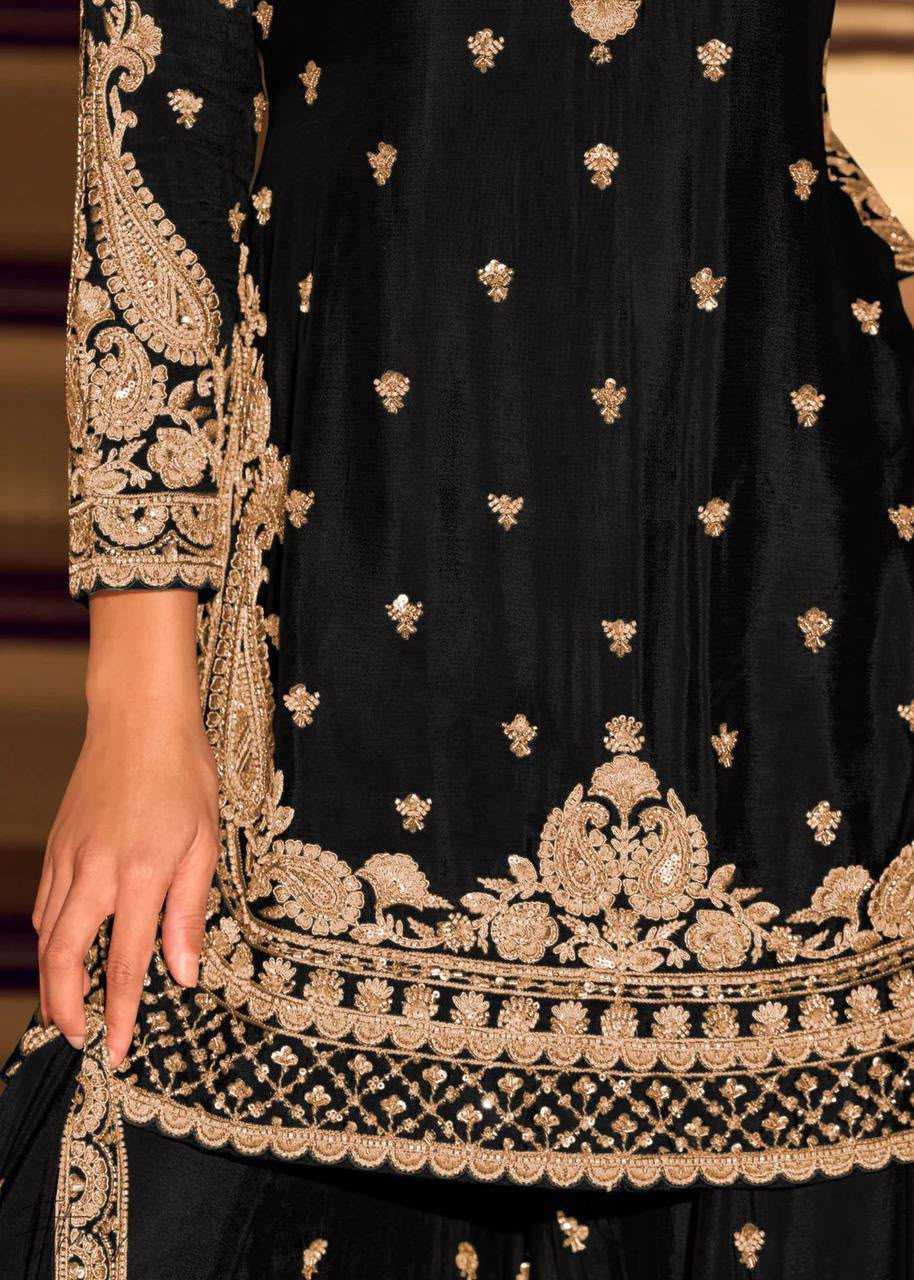 YNF Wholesale Chinon Silk Sharara Salwar Suits KESH158 5067 | Surat Manufacturer