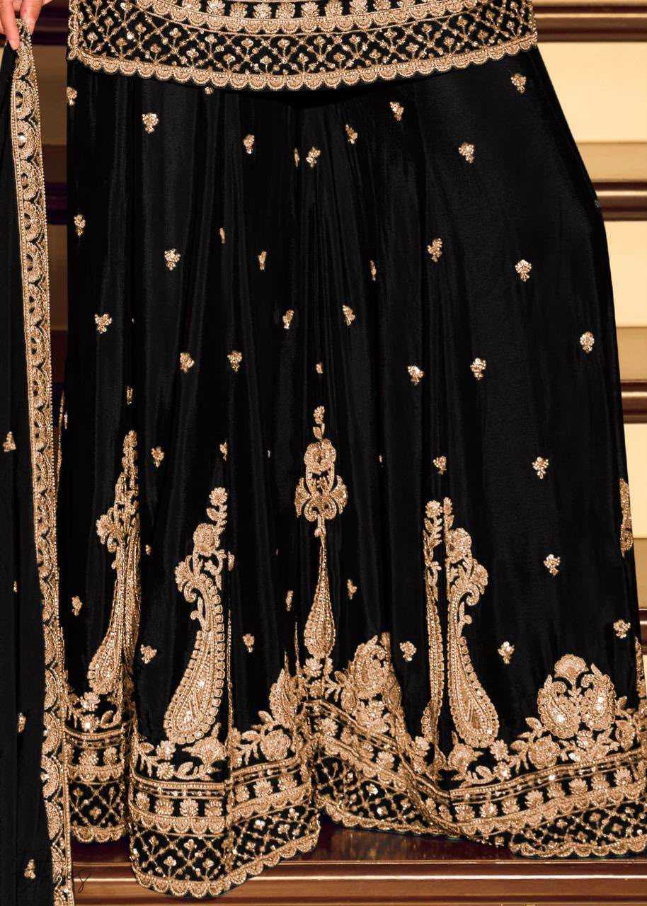 YNF Wholesale Chinon Silk Sharara Salwar Suits KESH158 5067 | Surat Manufacturer