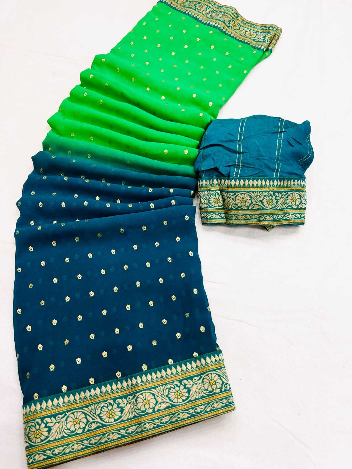 YNF Wholesale Georgette Printed Sarees KESH165 GINGER | Surat Manufacturer