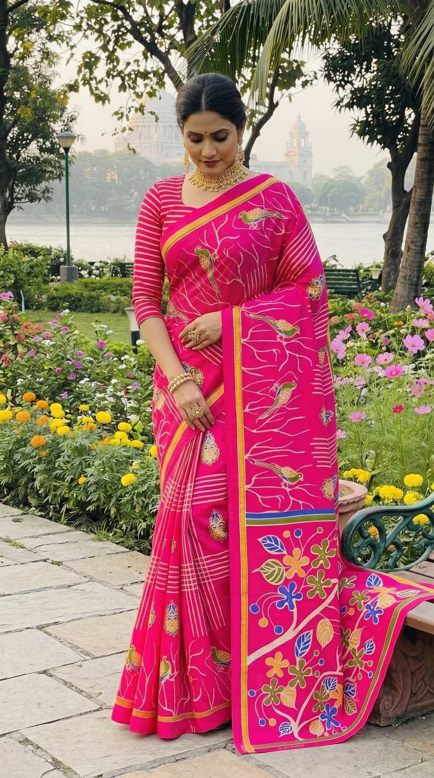 YNF Wholesale Pure Cotton Ready To Wear Sarees KESH173 1025 | Surat Manufacturer