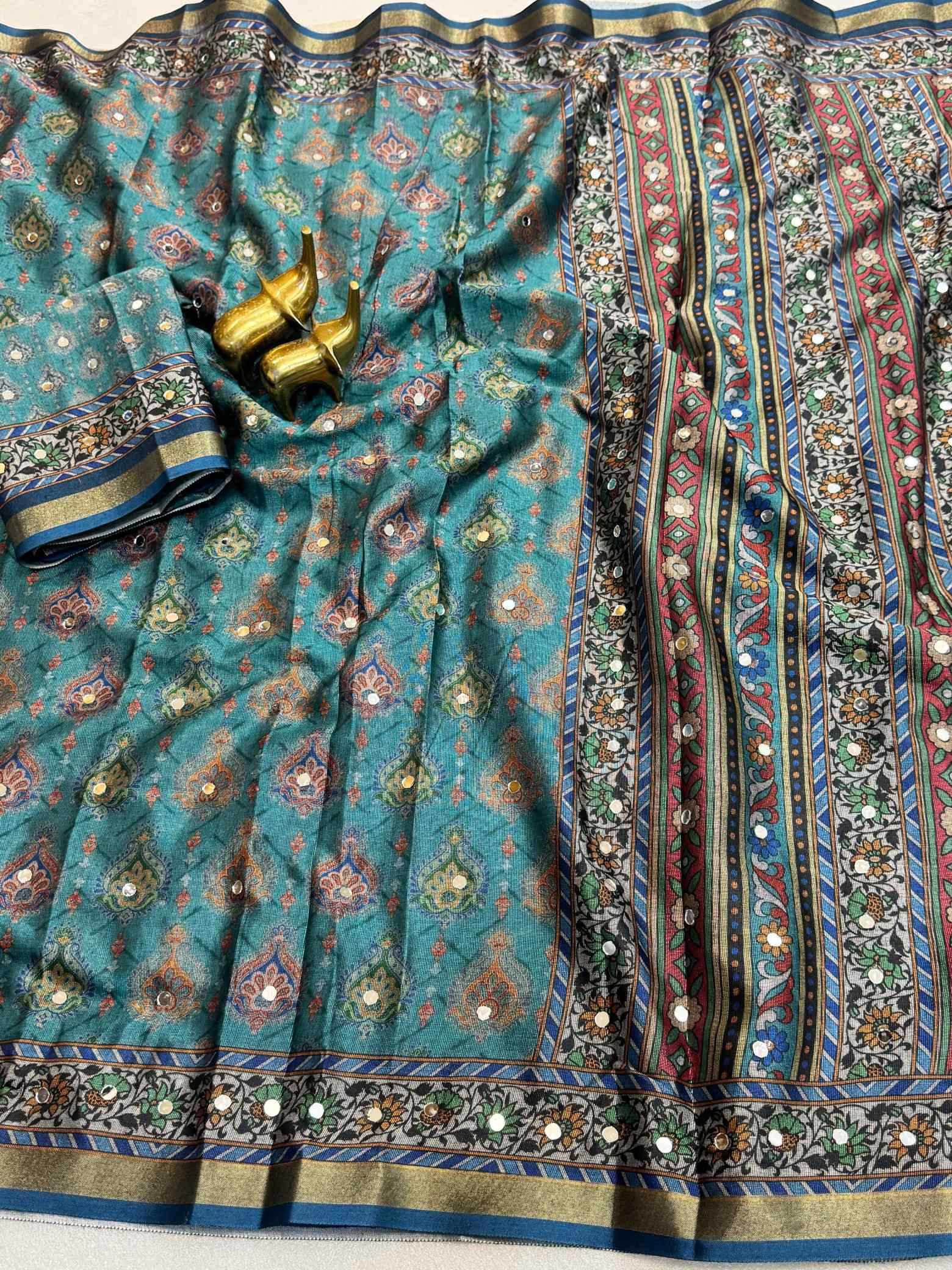 YNF Wholesale Silk Printed Silk Saree KESH187 Darpita | Surat Manufacturer