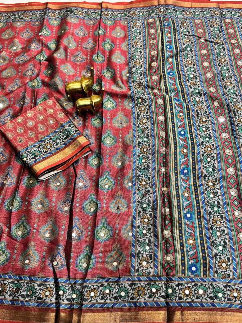 YNF Wholesale Silk Printed Silk Saree KESH187 Darpita | Surat Manufacturer
